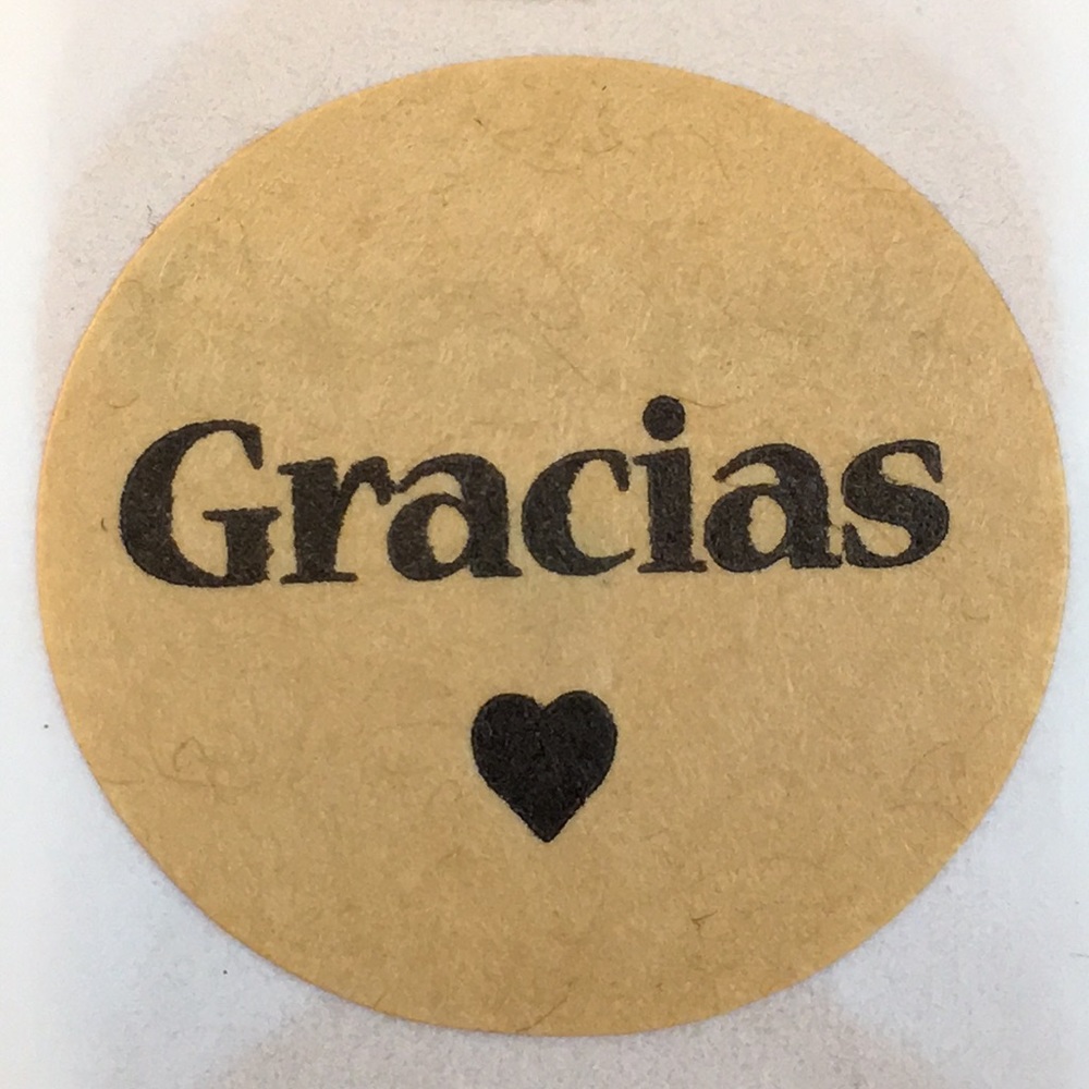 Gracias ( Thank You ) 500 Stickers - Picture 4 of 4
